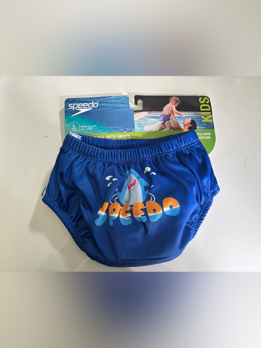 New! Speedo kids UV swim diaper with snap 18 months